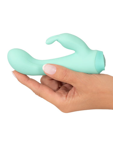 Vibrator din Silicon You2Toys Cuties Green Mini Rabbit