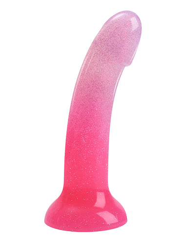 Dildo din Silicon cu Ventuza Love to Love Dildolls Sunrise Pink