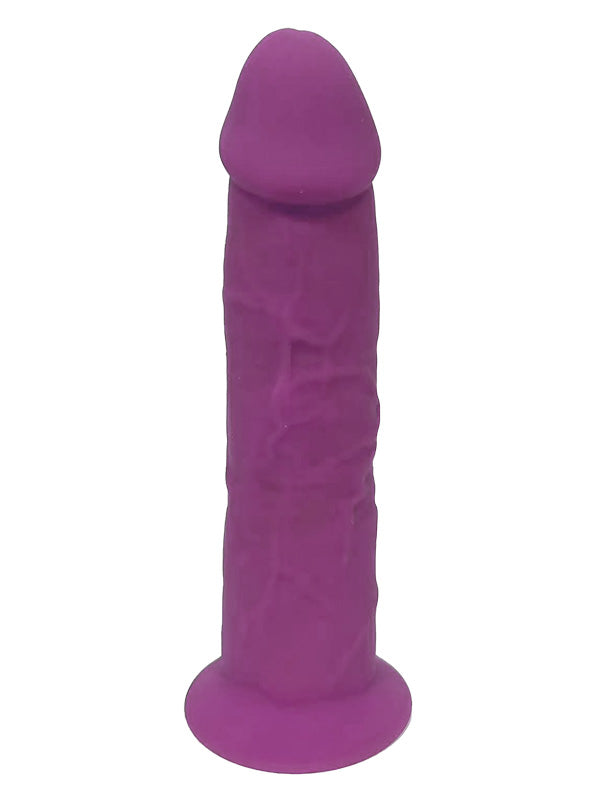 Dream Toys Real Love Dual Density Silicone Dildo Purple 19 cm