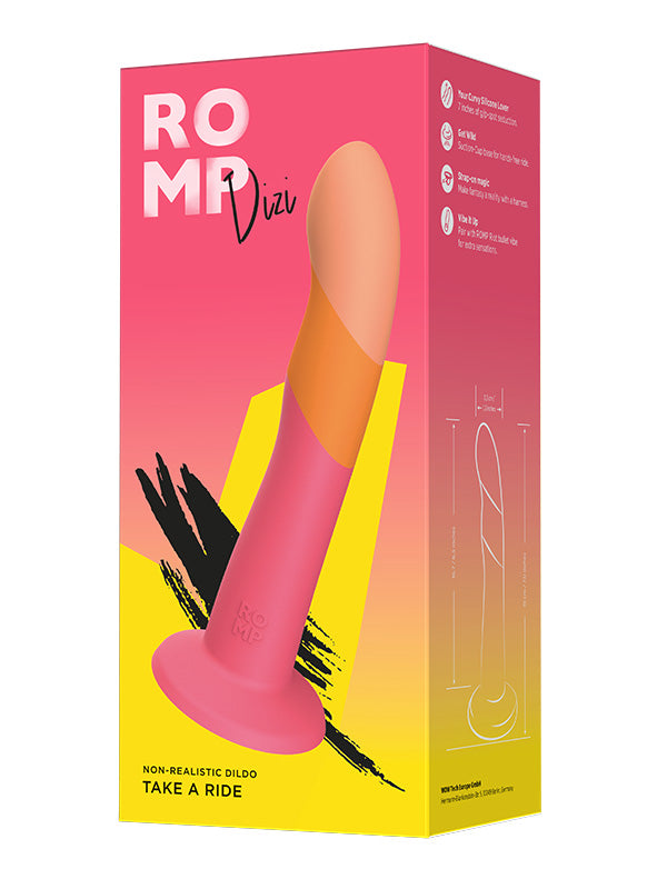 Dildo din Silicon cu Ventuză Romp Dizi 18 cm