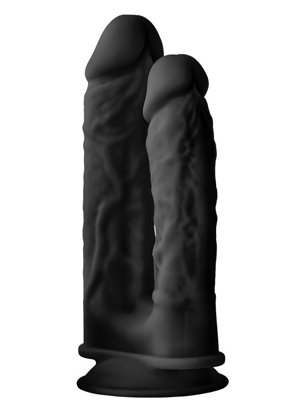 Dream Toys Real Love Dual Density Double Penetrator Dildo Black