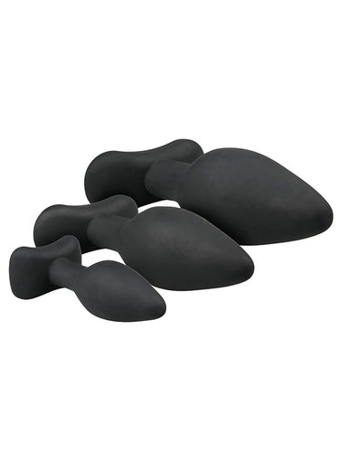 Set de 3 Dopuri Anale din Silicon EasyToys Rocket