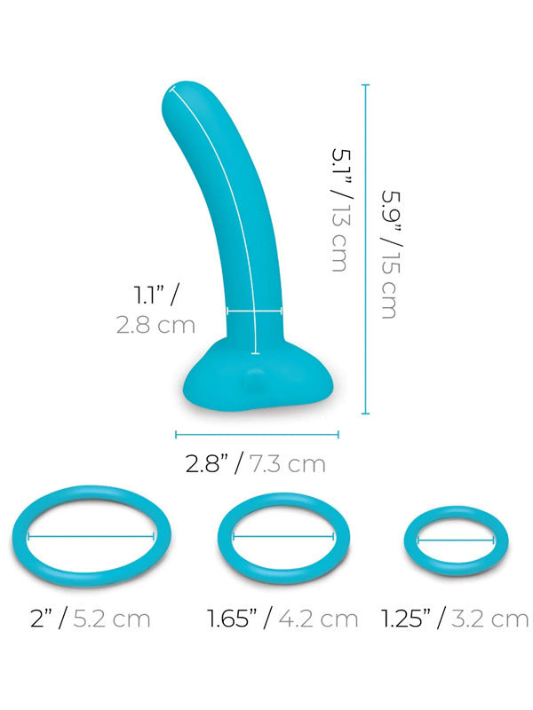 Set Ham Strap-On cu Dildo Peg 15 cm b-Vibe Every Body