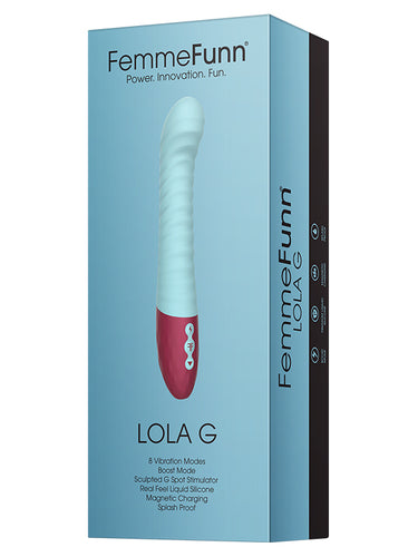 FemmeFunn Lola G Dual Density G-Spot Vibrator Light Blue