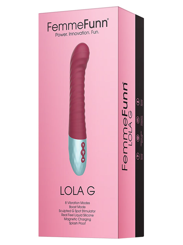 FemmeFunn Lola G Dual Density G-Spot Vibrator Maroon