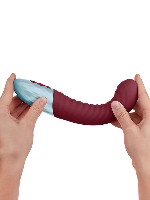 FemmeFunn Lola G Dual Density G-Spot Vibrator Maroon