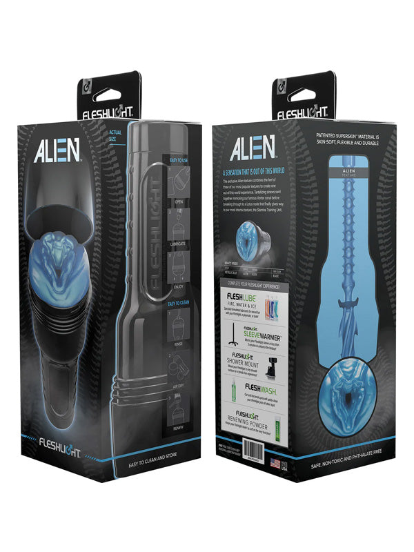 Masturbator Fleshlight Fantasy Alien Blue Metallic