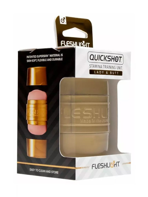 Masturbator Compact Fleshlight Quickshot Stamina Training Unit Lady & Butt 