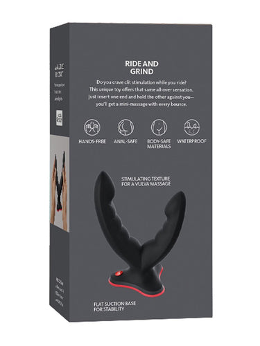 Fun Factory Ryde Double Ended Grinding Dildo Black