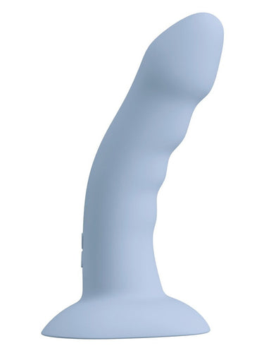 Dildo Vibrator din Silicon You2Toys Heart Guy Blue 17 cm