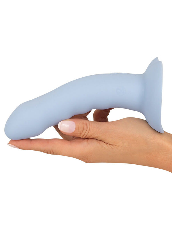 Dildo Vibrator din Silicon You2Toys Heart Guy Blue 17 cm