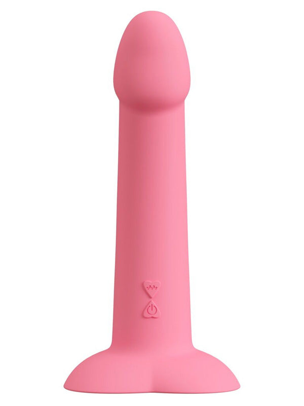 Dildo Vibrator din Silicon You2Toys Heart Guy Pink