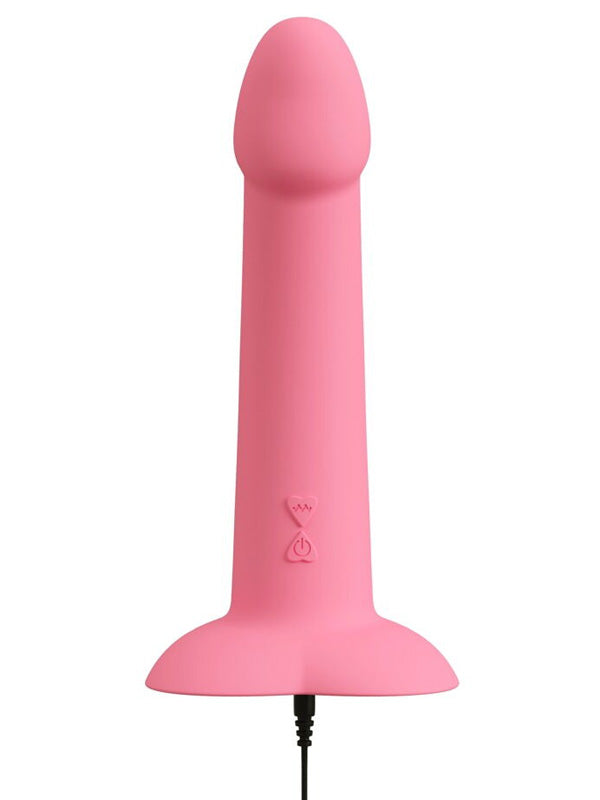 Dildo Vibrator din Silicon You2Toys Heart Guy Pink