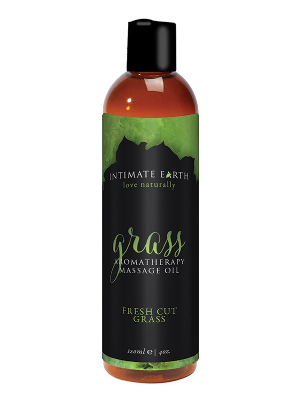 Intimate Earth Fresh Cut Grass Massage Oil