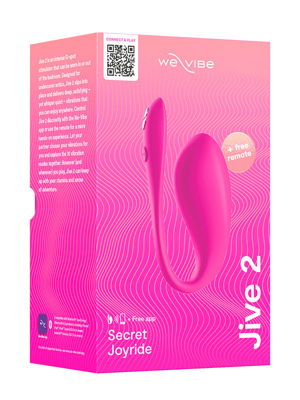 Vibrator We-Vibe Jive 2 cu Telecomandă și Control prin Aplicație