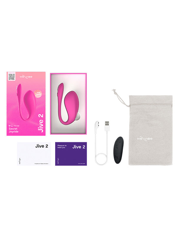 Vibrator We-Vibe Jive 2 cu Telecomandă și Control prin Aplicație