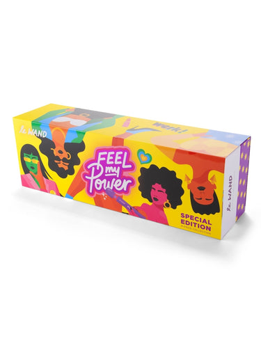 Le Wand Feel My Power Jade Purple Brown Wand Massager