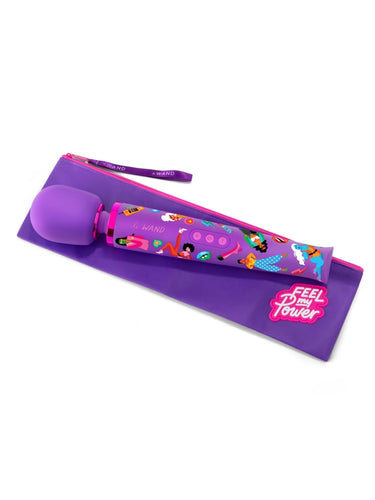 Le Wand Feel My Power Jade Purple Brown Wand Massager