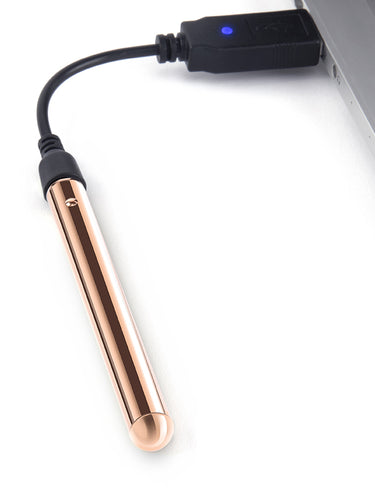 Le Wand Necklace Vibe Stainless Steel Vibrator Rose Gold