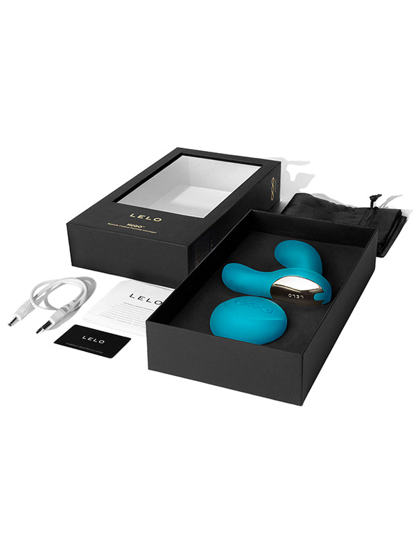 LELO Hugo Vibrating Prostate Massager Ocean Blue