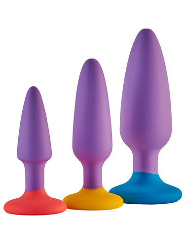 Set de 3 Dopuri Anale Love Signal Smooth Adventure