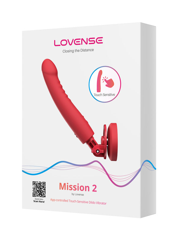 Dildo Vibrator cu Touch-Sense si App Lovense Mission 2