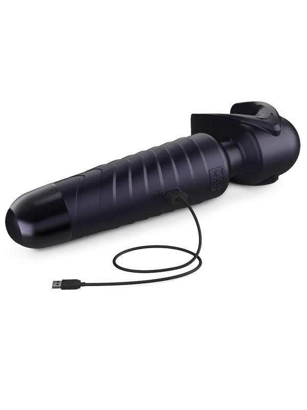 Stimulator cu Vibrații pentru Penis Manwan Man.Wand Evo Black Plum