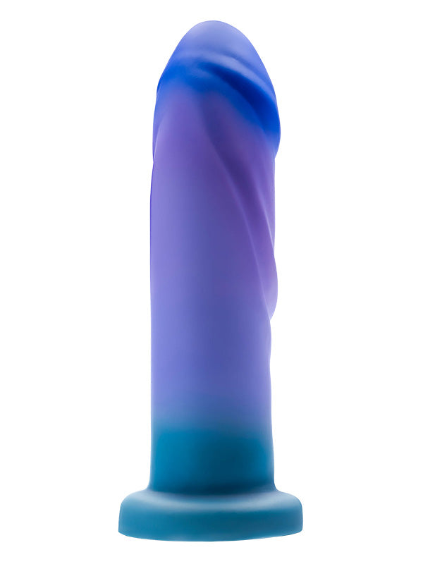 Blush Avant Midnight Rendezvous Silicone Suction Cup Dildo Ocean Blue 19.7 cm