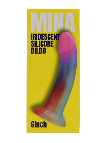 Dildo din Silicon Loving Joy Mina Iridescent 18 cm