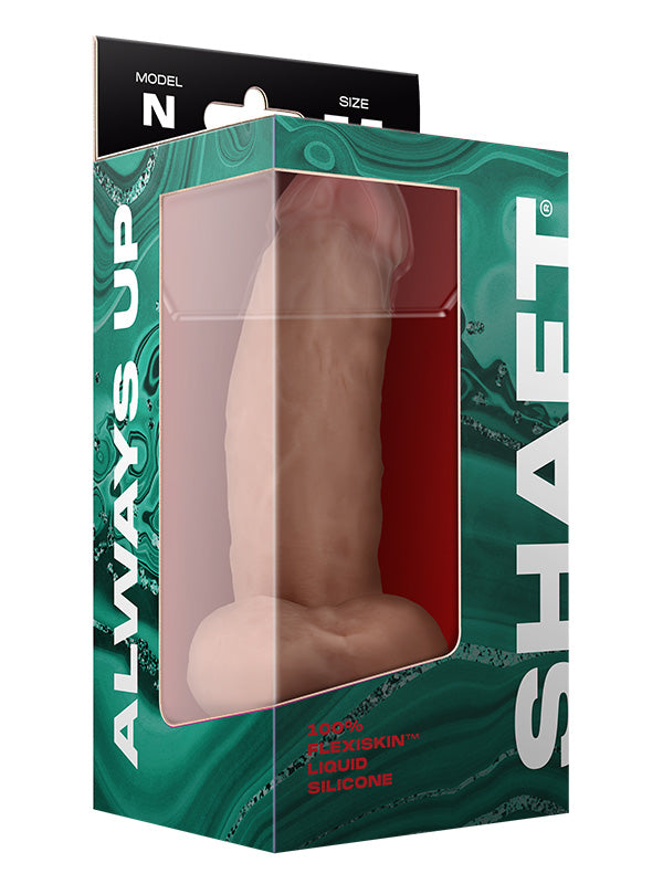 Dildo din Silicon cu Testicule Shaft Model N 19 cm Pine