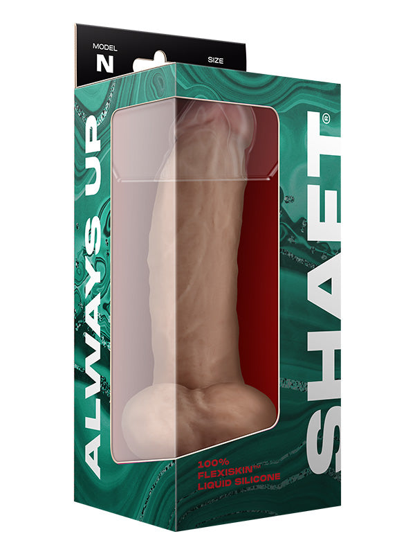 Dildo din Silicon cu Testicule Shaft Model N 24.1 cm Pine