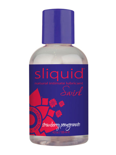 Lubrifiant Aromat pe Bază de Apă Sliquid Naturals Swirl Strawberry Pomegranate