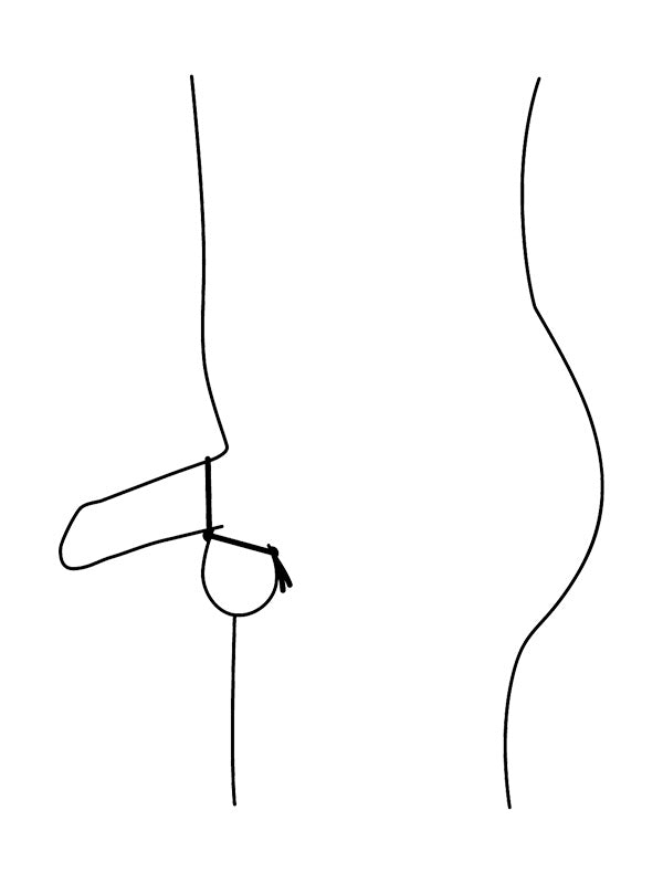 Inel pentru Penis și Testicule Nexus Forge Ajustabil