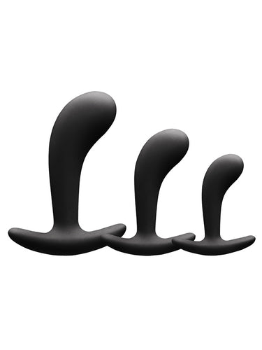 Set de 3 Dopuri Anale NS Novelties Renegade Black