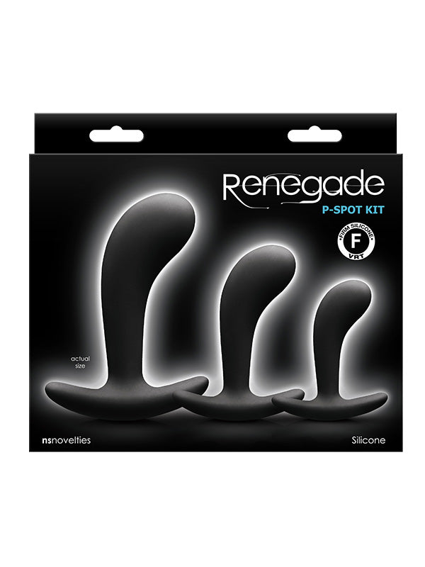 Set de 3 Dopuri Anale NS Novelties Renegade Black