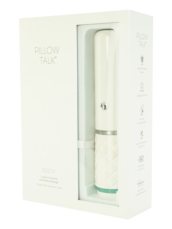 Vibrator Penetrativ Texturat cu Cristal Swarovski Pillow Talk Feisty