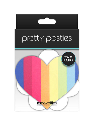 Pasties NS Novelties Heart and Flower Rainbow