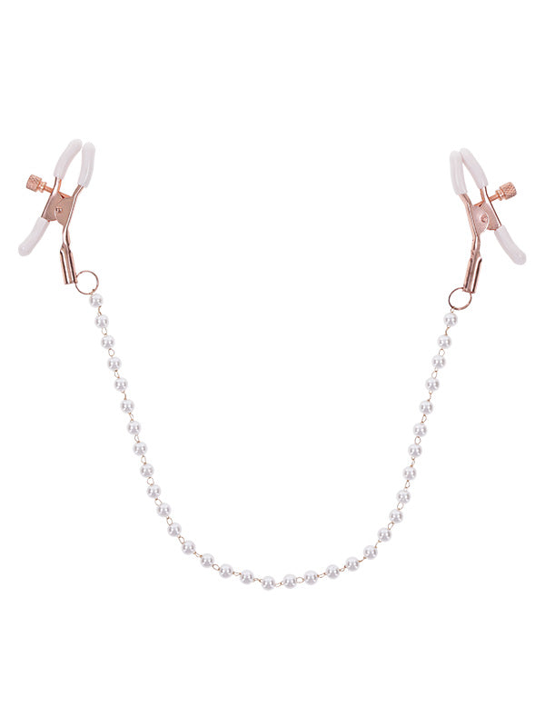 Sportsheets Peaches 'n CreaMe Pearl Nipple Clamps