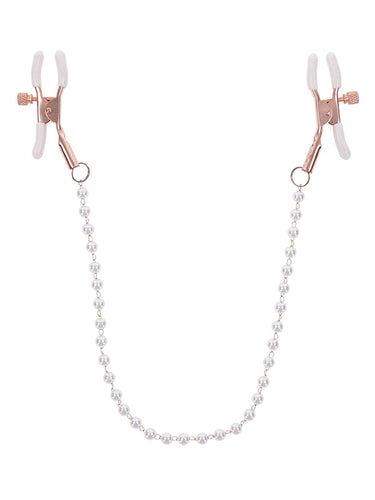 Cleme Perlate pentru Sfârcuri Sportsheets Peaches 'n CreaMe