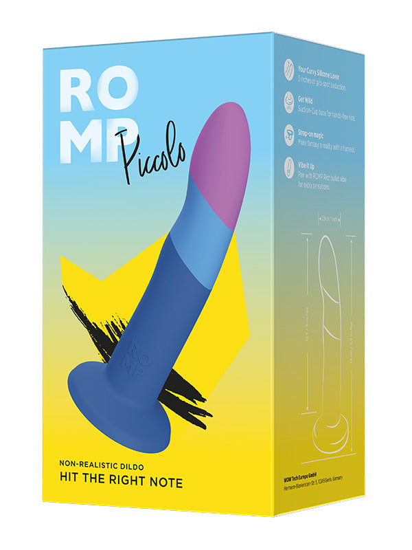 Dildo din Silicon cu Ventuză Romp Piccolo 14 cm