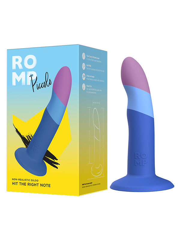 Dildo din Silicon cu Ventuză Romp Piccolo 14 cm