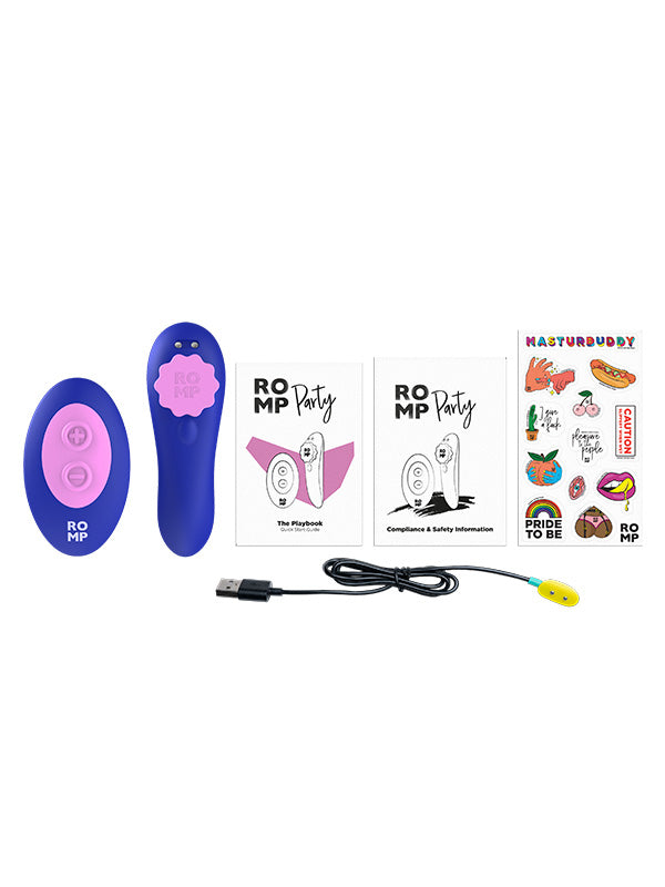 Vibrator Purtabil cu Control la Distanță Romp Party