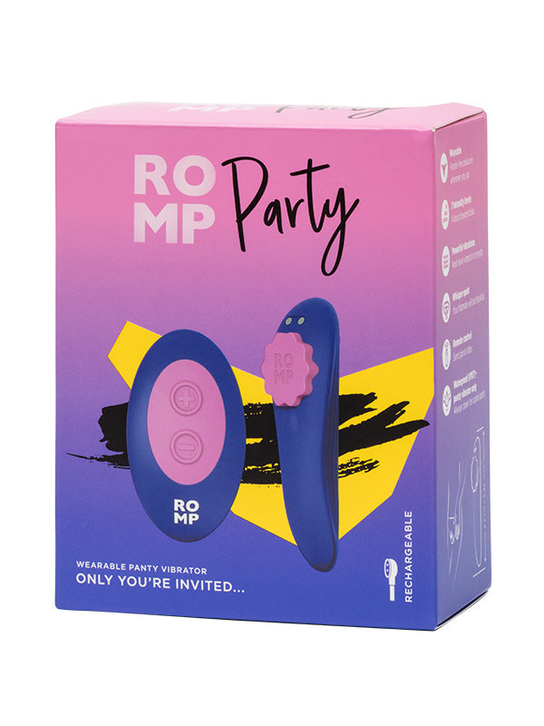 Vibrator Purtabil cu Control la Distanță Romp Party