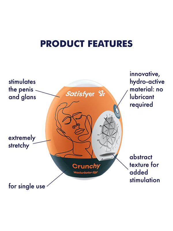 MASTURBATOR EGG - CRUNCHY