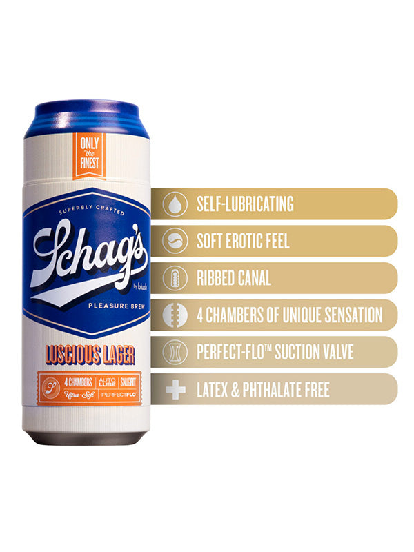 Blush Schag's Luscious Lager Frosted Masturbator