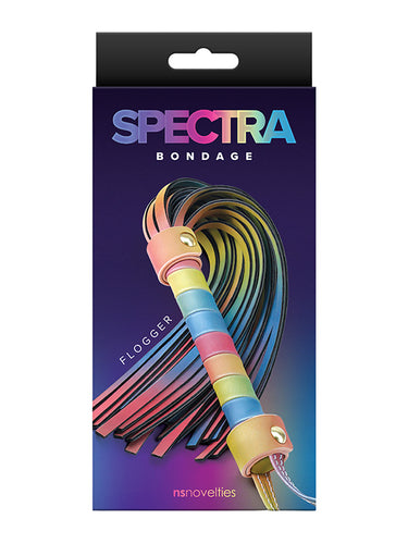 Flogger NS Novelties Spectra Bondage Rainbow