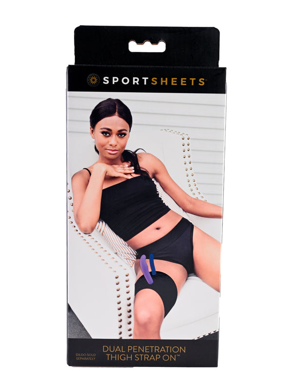 Strap-on pentru Coapse Sportsheets Dual Penetration