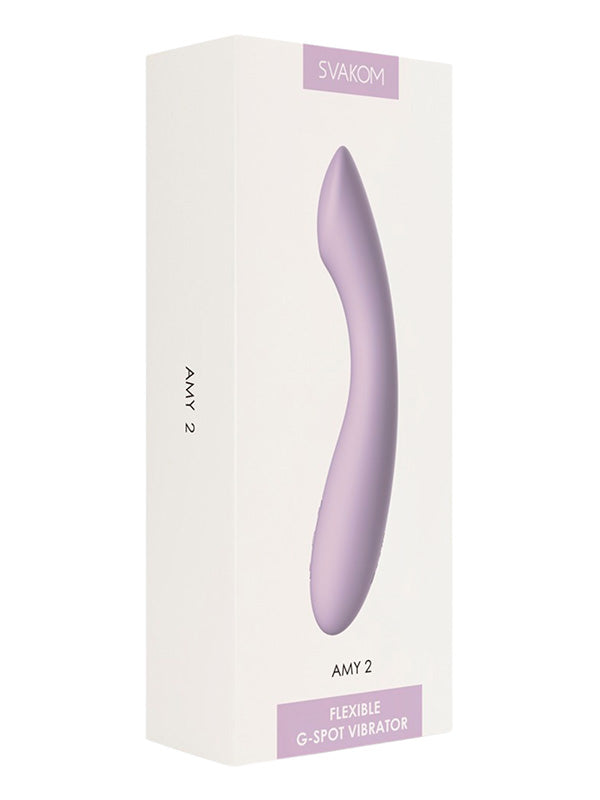 Vibrator G-Spot Curbat Flexibil Svakom Amy 2