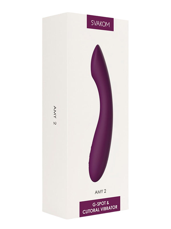 Vibrator G-Spot Curbat Flexibil Svakom Amy 2