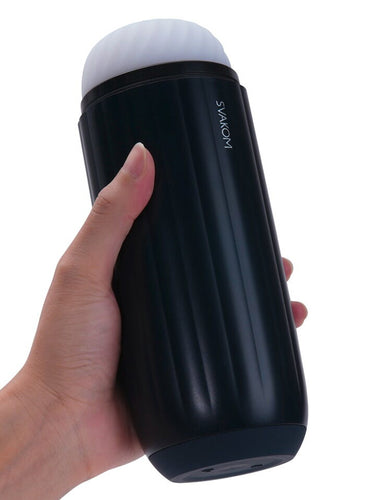 Masturbator Interactiv cu Aspirație și Vibrații Svakom Sam Neo 2